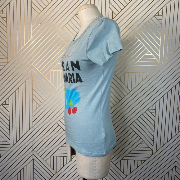 Chaser Hotel Gran Canaria‎ Graphic T-shirt Blue - Picture 6 of 10